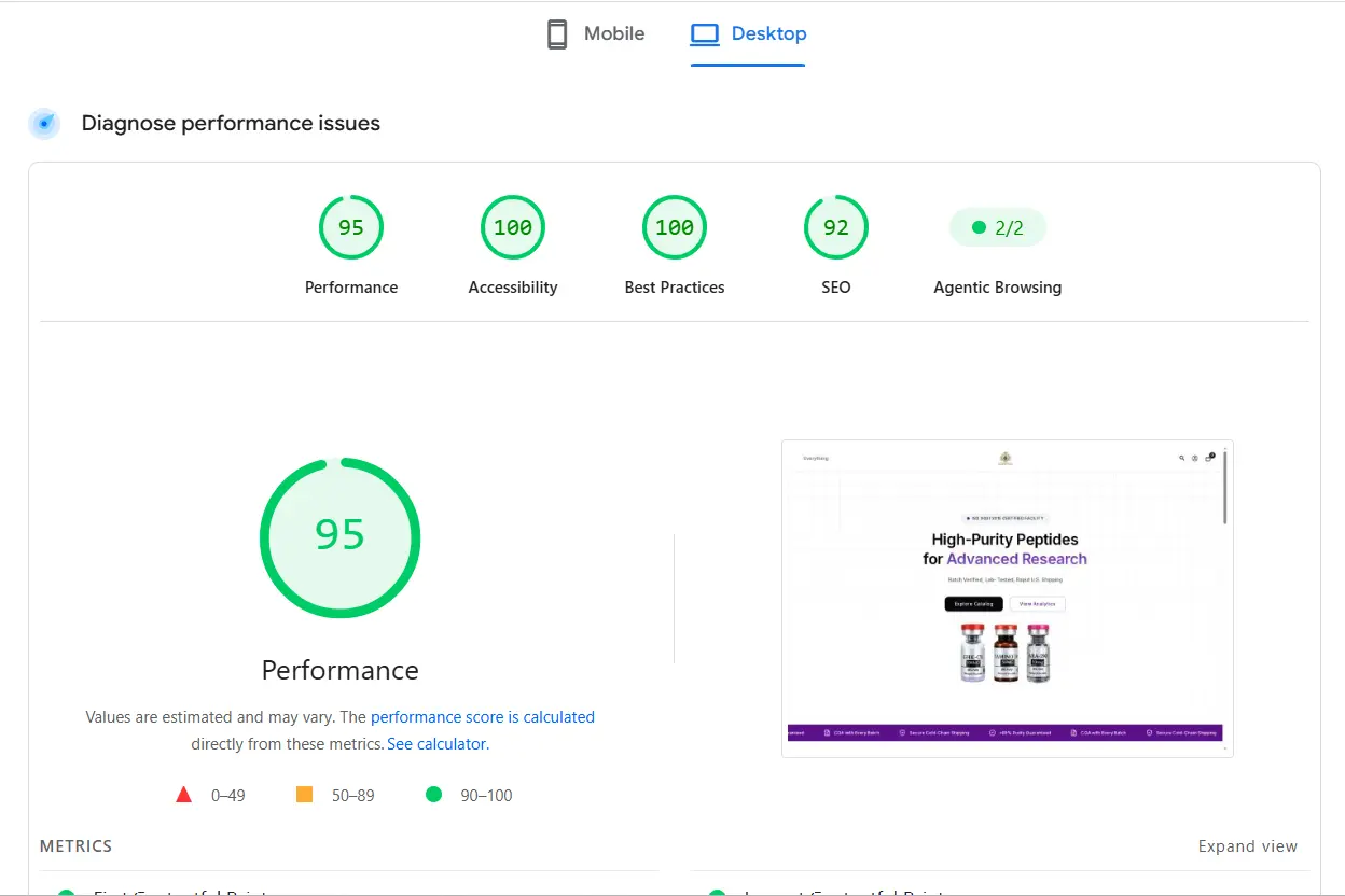 95% Speed Optimization